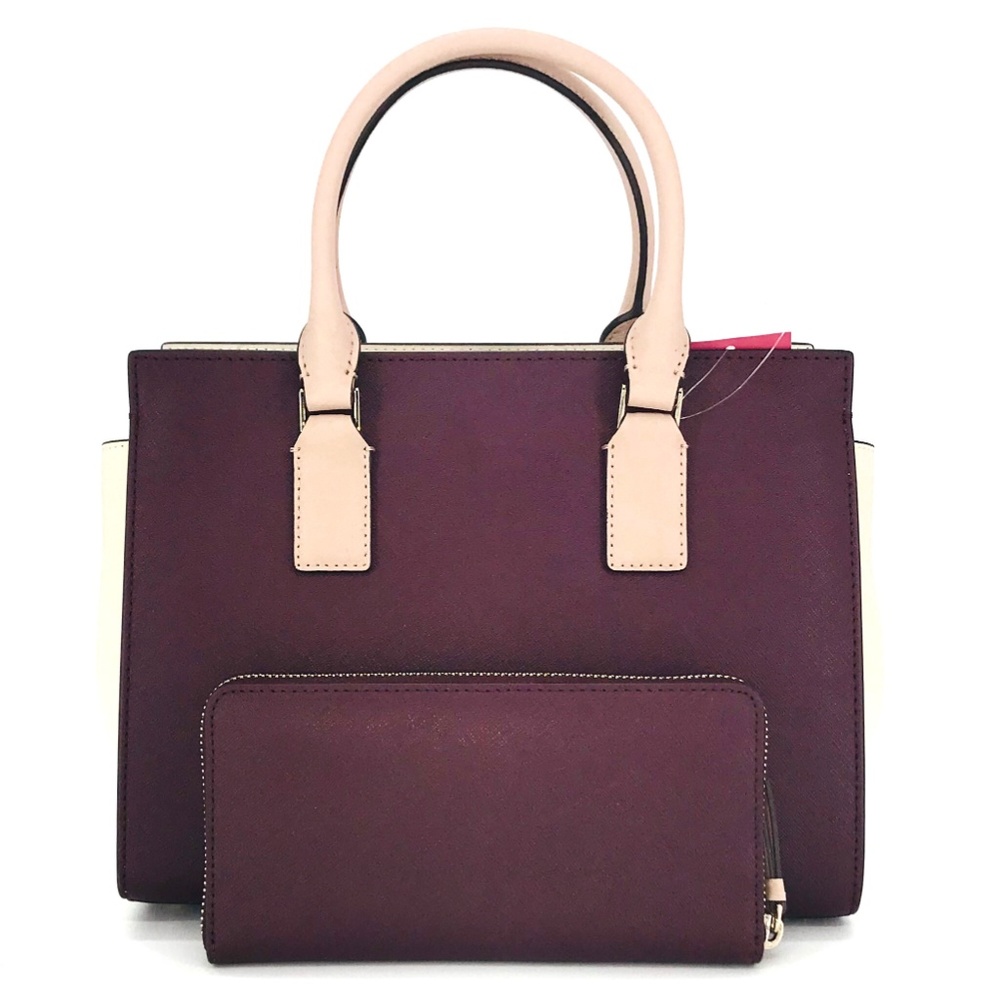 2PCS Kate Spade Medium Cameron Satchel Wallet Set - Picture 4 of 8